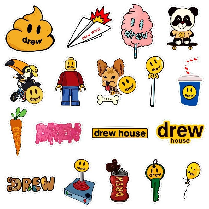 justin bieber drew stickers