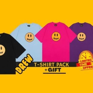 Drew Classic T-Shirt Pack + GIFT (A43)