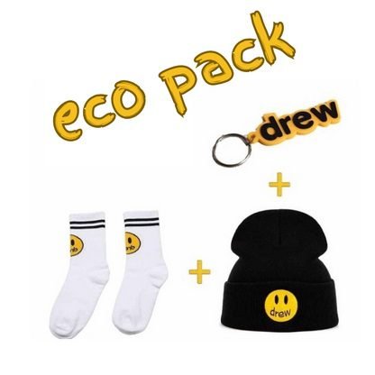 Drew ECO Pack: Beanie + Socks + Keychain