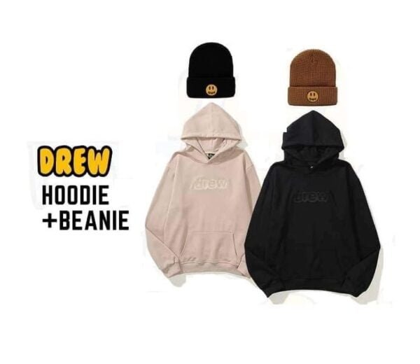 Drew Hoodie (A29) + Beanie + FREE Socks