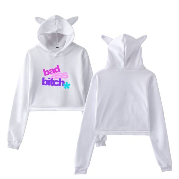 Justin Bieber Cropped Hoodie #2 - Image 3