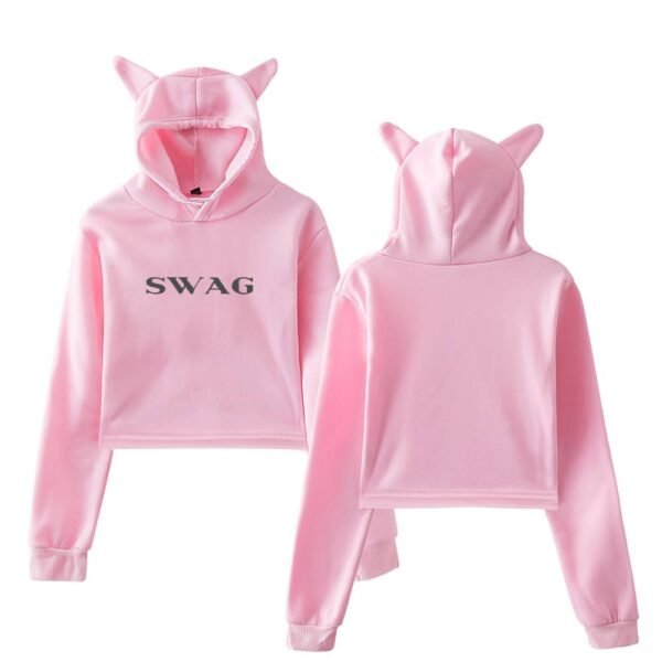 Justin Bieber Cropped Hoodie #3 - Image 5