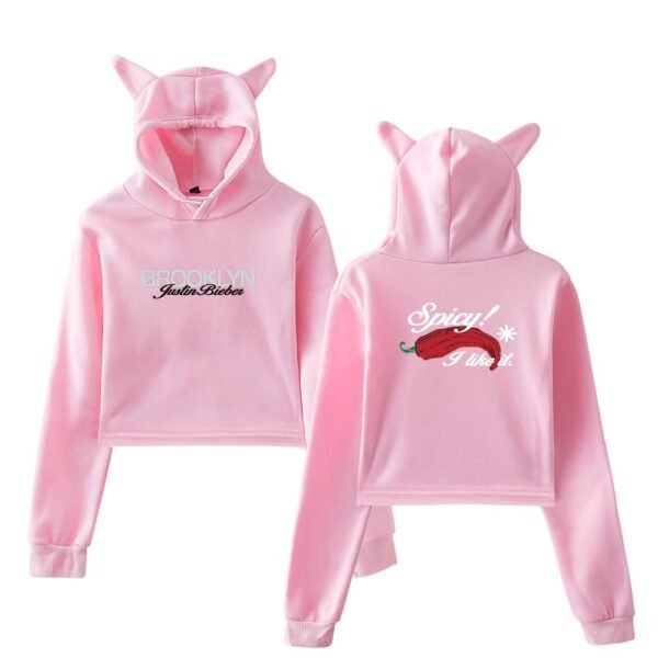 Justin Bieber Cropped Hoodie #1 - Image 5