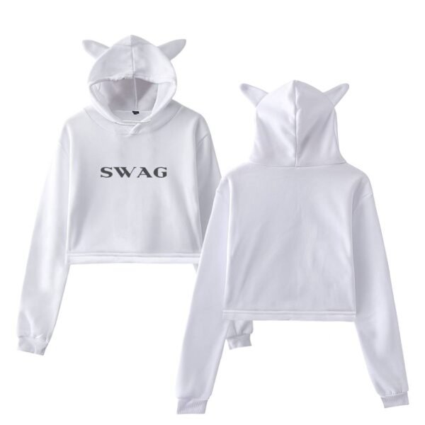Justin Bieber Cropped Hoodie #3 - Image 3