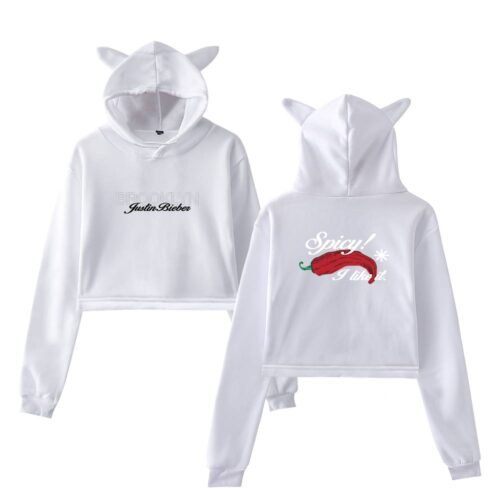 Justin Bieber Cropped Hoodie #1